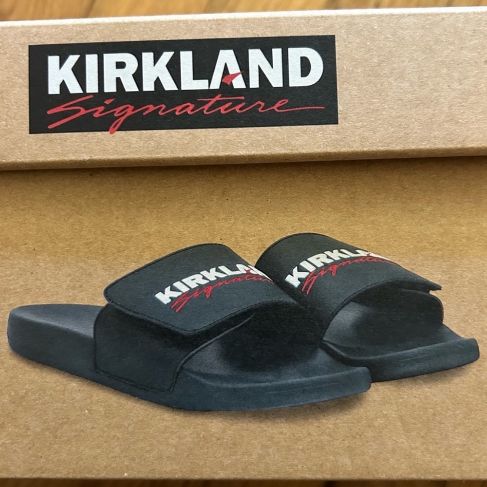 Kirkland Signature Logo Slide Sandal for Men